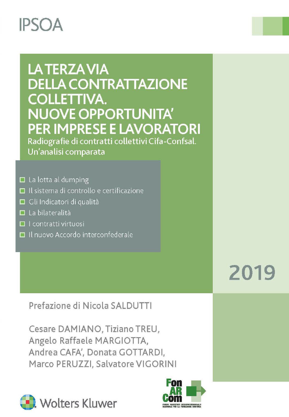 Libro Terza Via della Contrattazione Collettiva CIFA Confsal